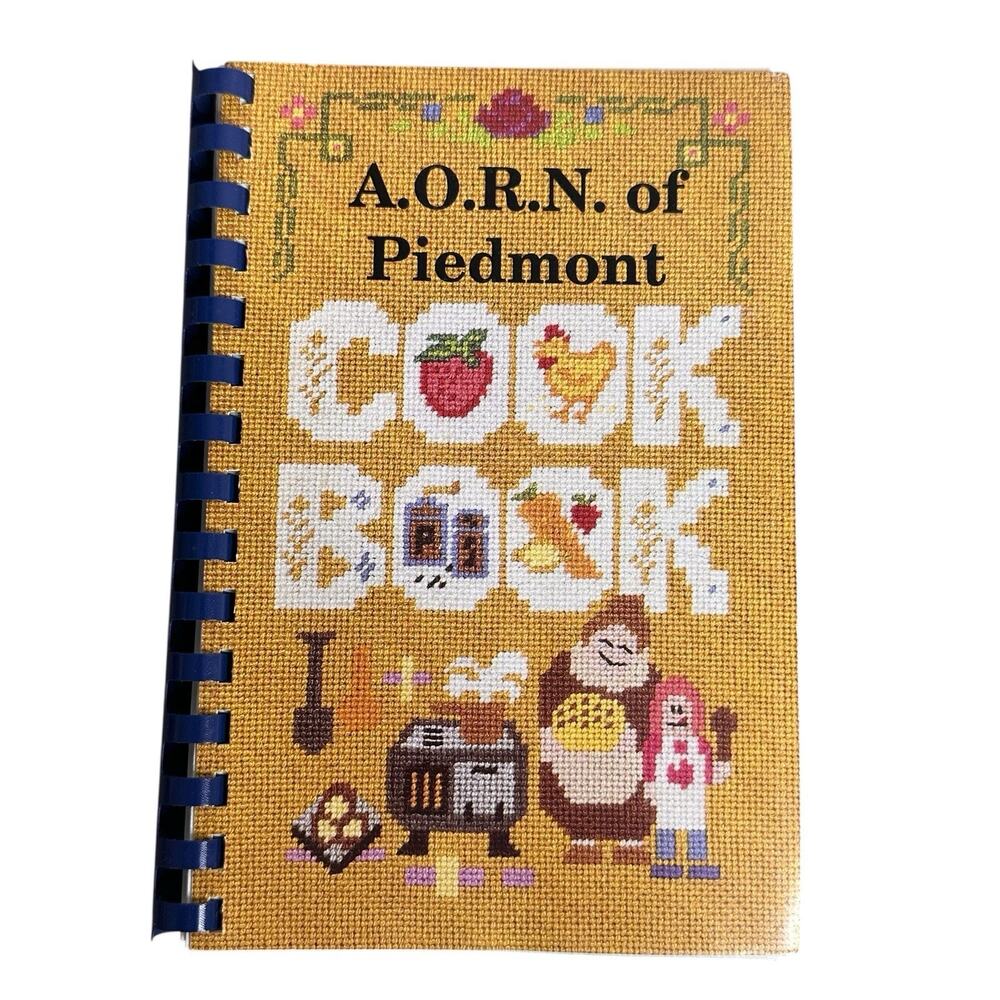 AORN of the Piedmont Cookbook Nurses of St Francis Greenville SC Recipes Vintage